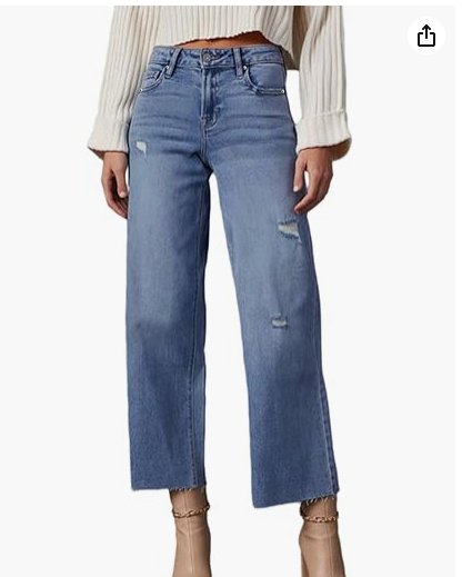 8bb53d18-8b59-42b3-b55c-fb7c7cf5939f.jpg Women's High Waisted Loose Jeans