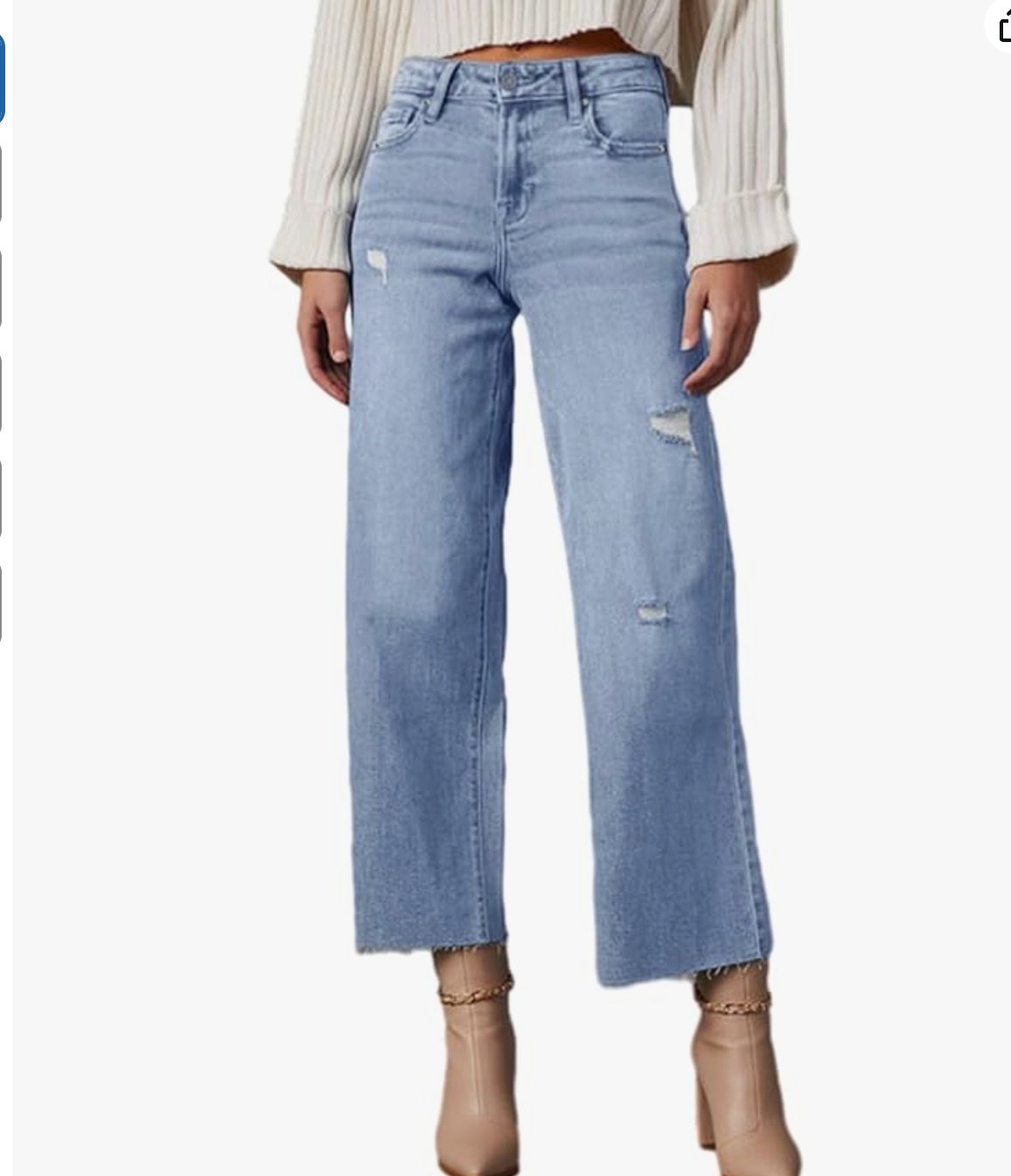 989cae67-6931-4aef-b6ae-f5dd85d47c2e.jpg Women's High Waisted Loose Jeans