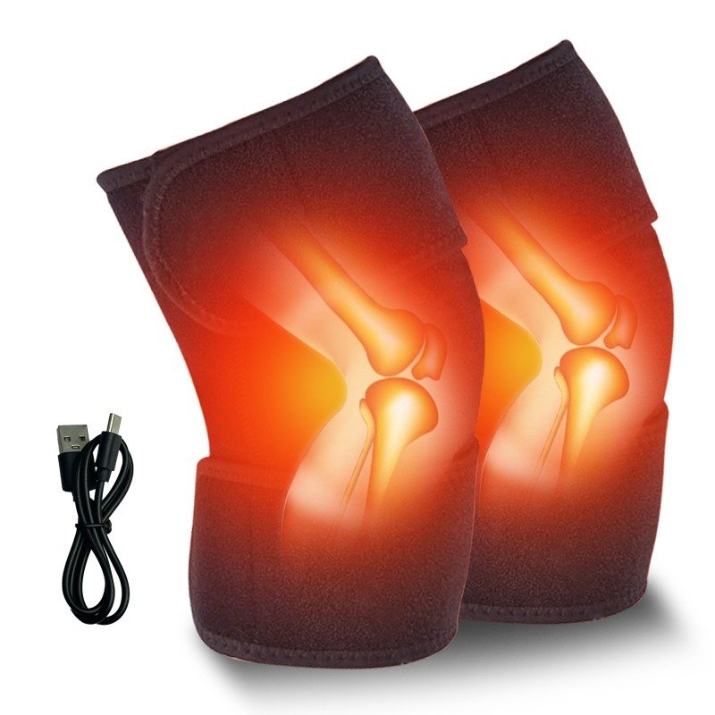 Heated Knee Warmers With Intelligent Temperature Control Soft Fleece Lining For Joint Pain Relief And Comfort