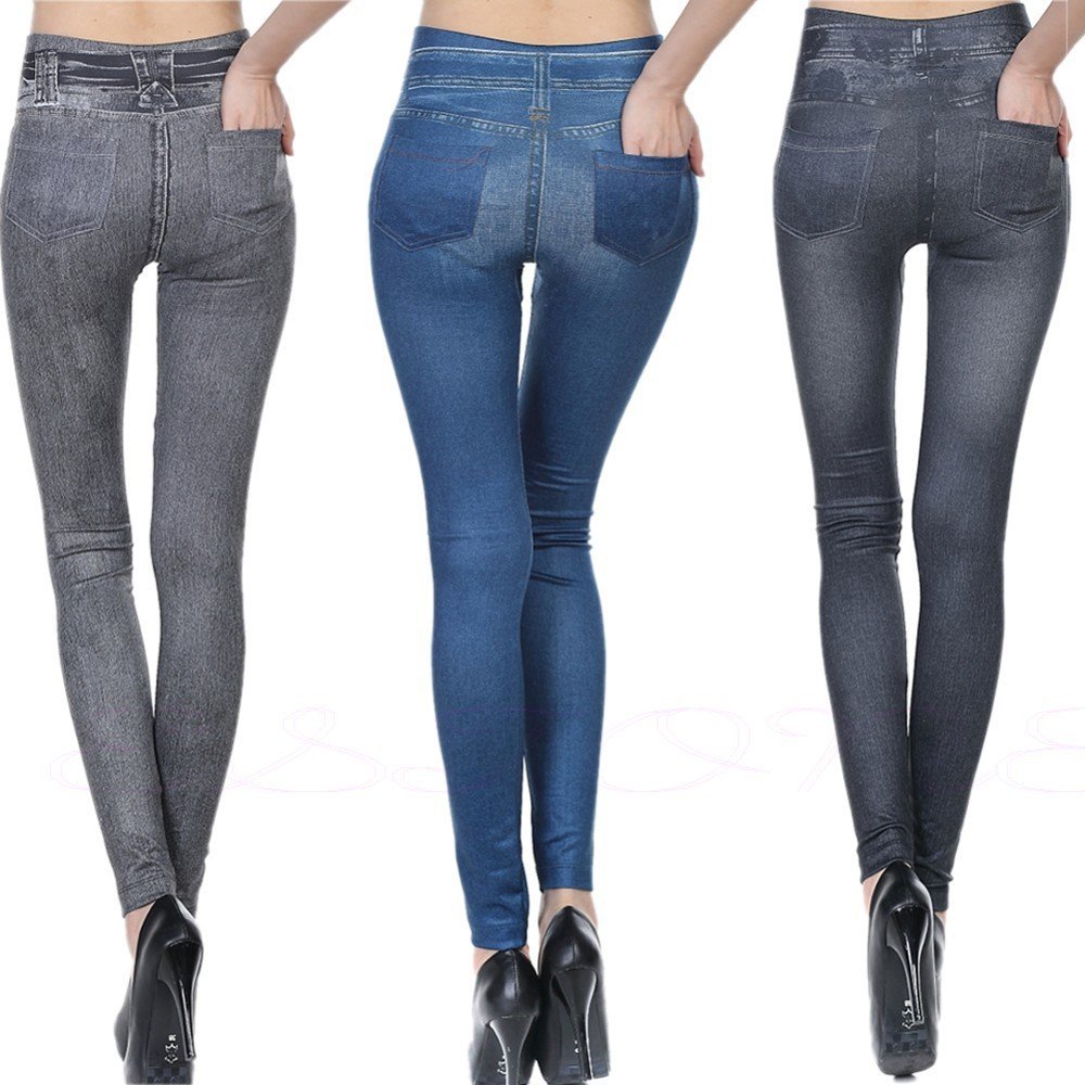 fba26524-85bd-48e9-94dd-63c1032e15c4.jpg High Waisted Jeggings - Denim Leggings