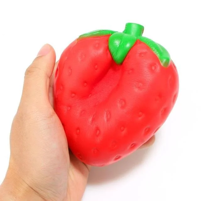 195242377034.jpg Stress balls -Anti-Stress ball strawberry - Relieve Anxiety with Fun and Style"