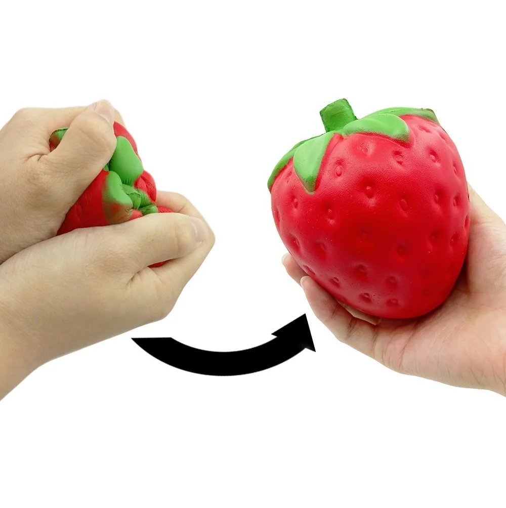 373574955107.jpg Stress balls -Anti-Stress ball strawberry - Relieve Anxiety with Fun and Style"