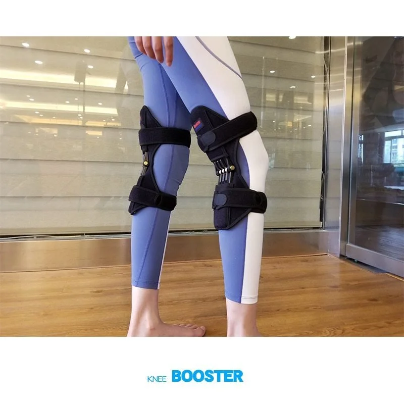 4051641006360.jpg High Quality Knee Brace Patella Booster Spring Knee Brace Support For Mountaineering Squat Sports Knee Booster