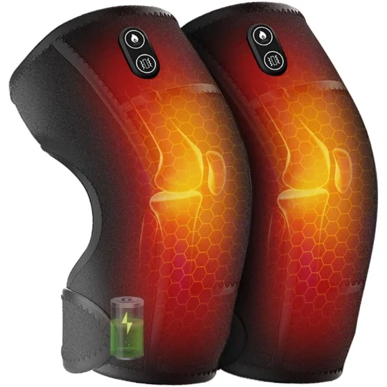 ae791048-daf0-4564-a44d-1c51eeb949a3.jpg Eated Knee Massager With Vibration, Cordless Heating Pad For Knees, Shoulders And Elbows To Relieve Deep Tissue Pressure, Knee Warming Kit, Heated Knee Pads For Men, Women And Seniors